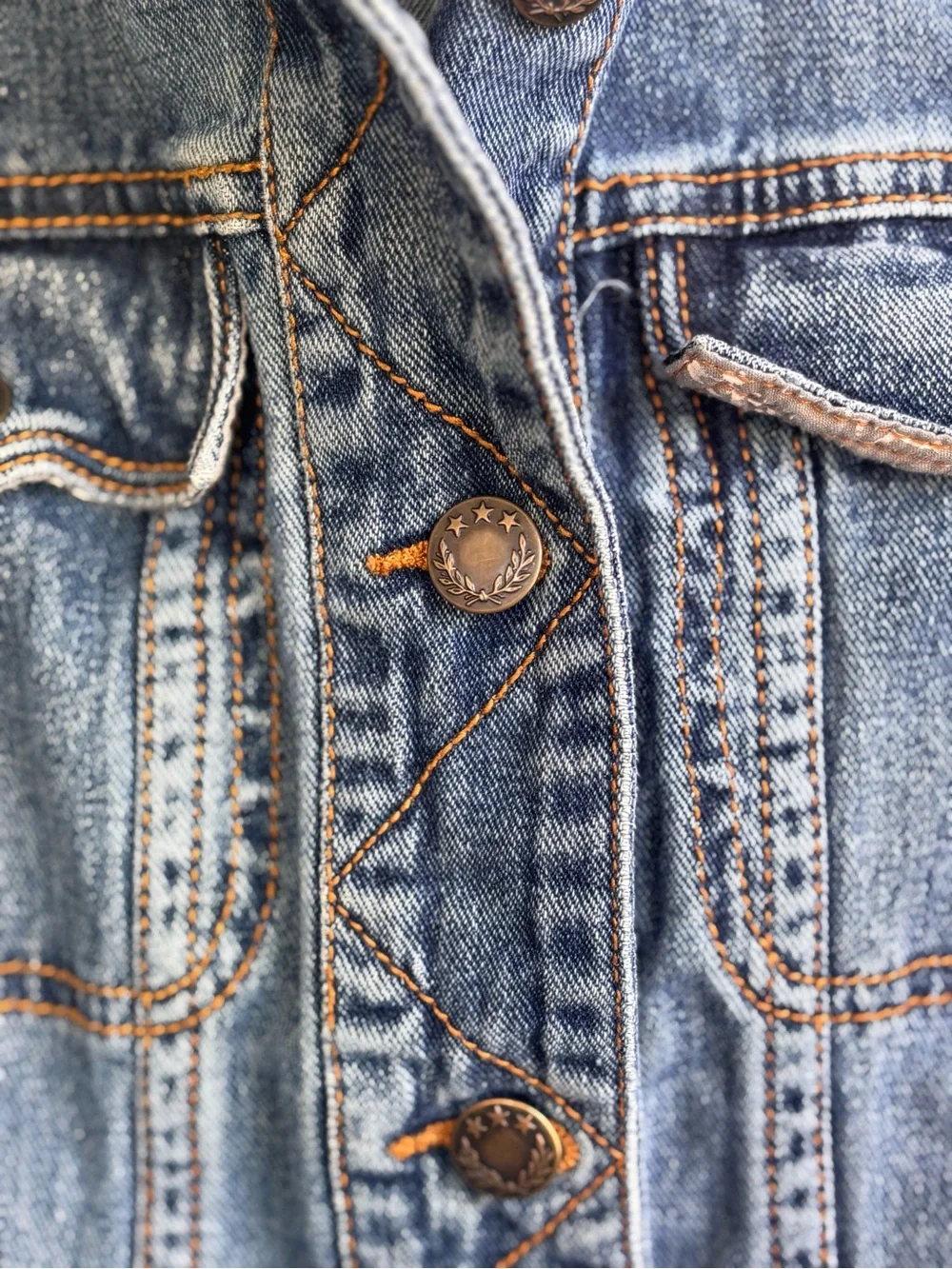 Free People jean jacket (no tag - fits like XS) - Picture 3 of 8